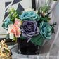 Rose Dream Series - Artificial Silk Flowers Bouquet Arrangement For Living Room And Indoor Decoration
