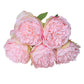 Artificial 5 Heads Peony For Living Room Indoor Decoration And Wedding