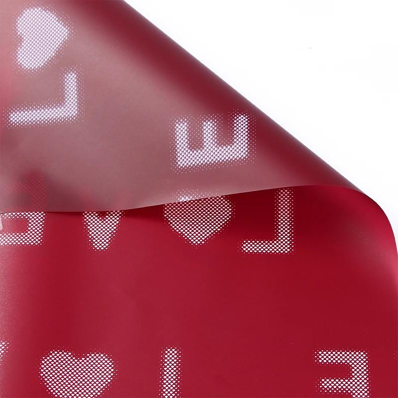 Big "Love" Flower Wrapping Paper