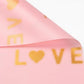 Big "Love" Flower Wrapping Paper