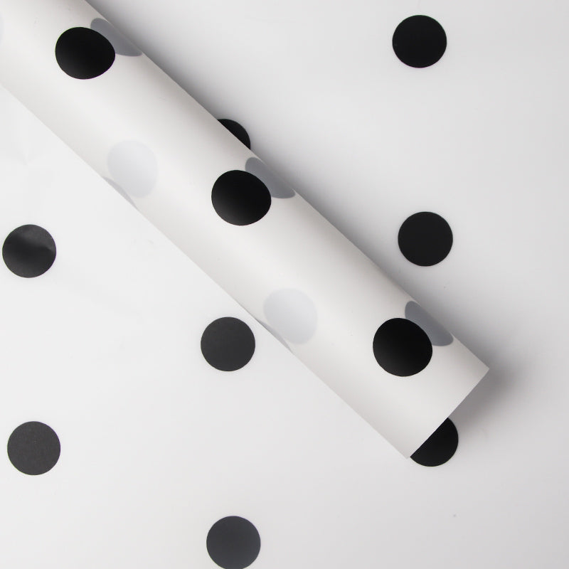 Happy Dot Flower Wrapping Paper