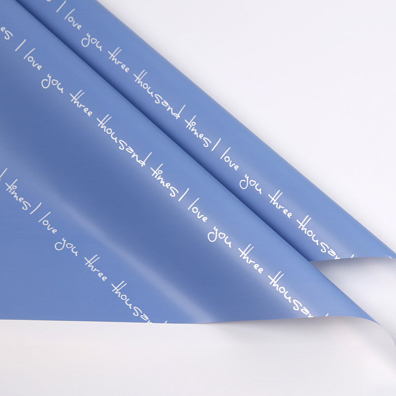 I Love You Three Thousand Times - Flower Wrapping Paper