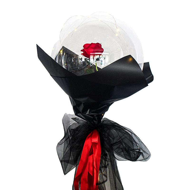 Balloon Flower Rose Bouquet - Flower in Balloon for Gift and Home Decoration