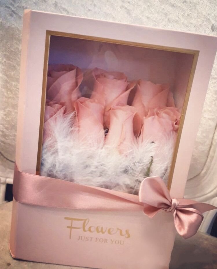 Book Shaped Flower Box Gift Box