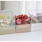 Square Acrylic Transparent Gift Box For DIY Preserved Flower