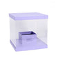 Square PVC Transparent Box For Flower And Gift